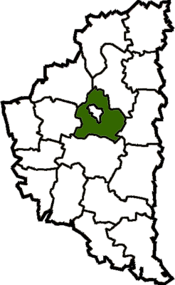 Тернопольский район на карте