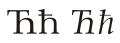 Cyrillic letter Tshe.svg