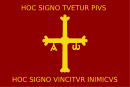 Flag of the Kingdom of Asturias.svg