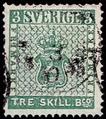 Stamp of Sweeden tre skilling banco.jpg