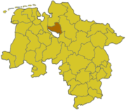Остерхольц (район) на карте