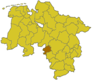 Шаумбург (район) на карте