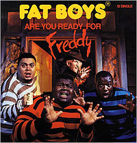 Обложка сингла «Are You Ready for Freddy» (Fat Boys, 1988)