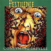 Обложка альбома «Consuming Impulse» (Pestilence, 1989)
