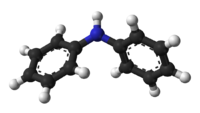 Дифениламин: вид молекулы