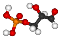 Глицеральдегид-3-фосфат: вид молекулы