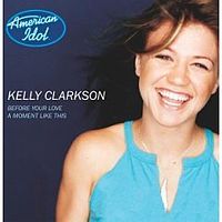 Обложка сингла «A Moment Like This» (Келли Кларксон, 2002)