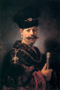 Рембрандт. «Портрет польского шляхтича». 1637 г.