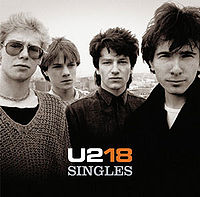 Обложка альбома «18 Singles» (U2, 2006)