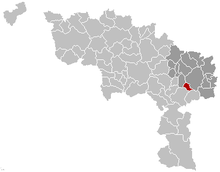 Местоположение Монтиньи-ле-Тийёль
