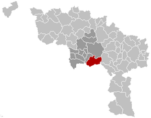 Местоположение Кеви (Бельгия)