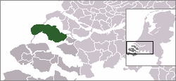 Схаувен-Дёйвеланд, карта