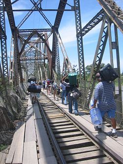 Мост на реке Сиксаола