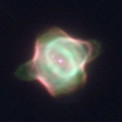 фотография туманности, сделанная телескопом Хаббла