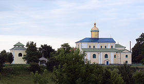 Современный вид Николаевского храма в с. Жидичин; используется как приходской храм общиной УПЦ (МП) и как монастырский монахами УПЦ (КП)