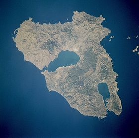 Вид на остров из космоса