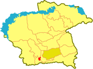 Енбекшиказахский район на карте