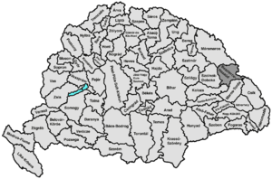 Комитат Бестерце-Насод/Beszterce-Naszód в составе Венгерского королевства