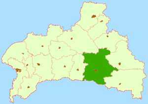 Пинский район на карте