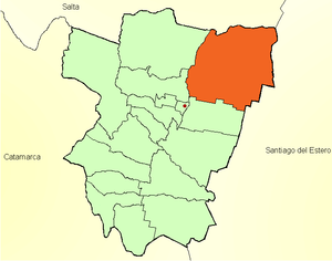 Департамент Буруйяку на карте
