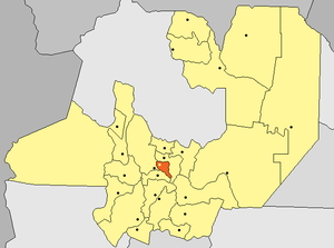 Департамент Серрильос на карте
