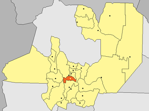 Департамент Чикоана на карте