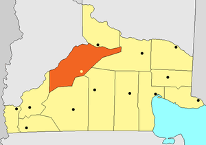 Департамент Эль-Куй на карте