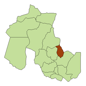 Департамент Валье-Гранде на карте