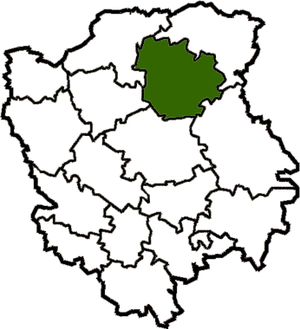 Камень-Каширский район на карте
