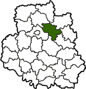 Липовецкий район на карте
