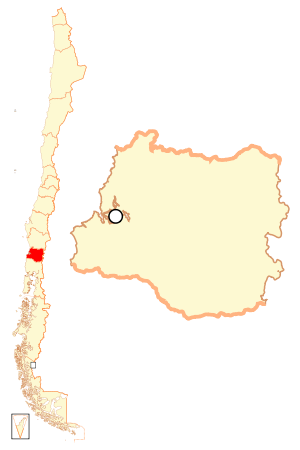 Область Лос-Риос на карте