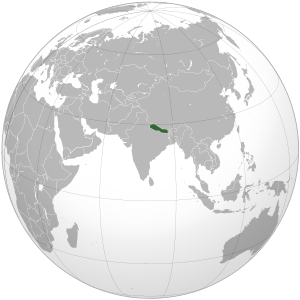 Nepal (orthographic projection).svg