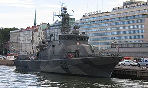 Катер «Оулу» в Хельсинки (ныне катер «Вуковар» ВМС Хорватии)