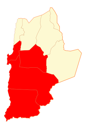 Провинция Антофагаста на карте