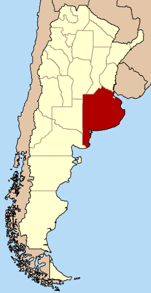 Буэнос-Айрес на карте