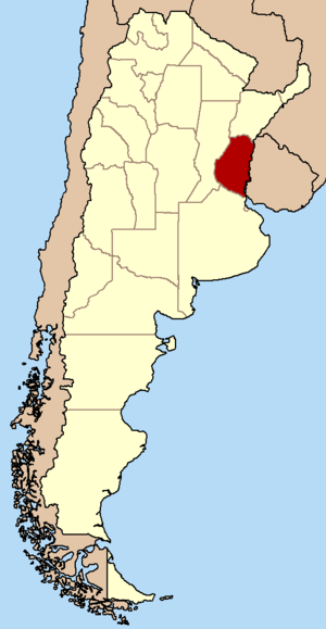 Энтре-Риос, карта