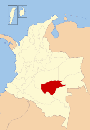 Гуавиаре, карта
