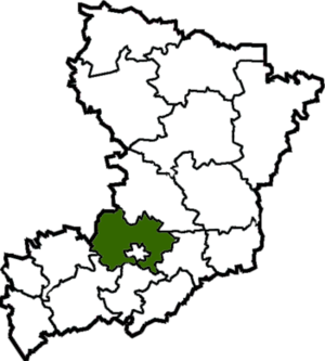 Ровненский район на карте