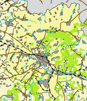 Сумский район, карта