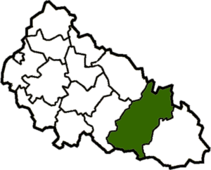 Тячевский район на карте