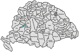 Комитат Угоча/Ugocsa в составе Венгерского королевства