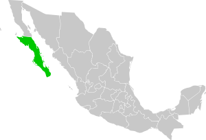 Южная Нижняя Калифорния, карта