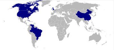 Diplomatic missions of Barbados.svg