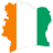 Flag-map of Cote d'Ivoire.svg